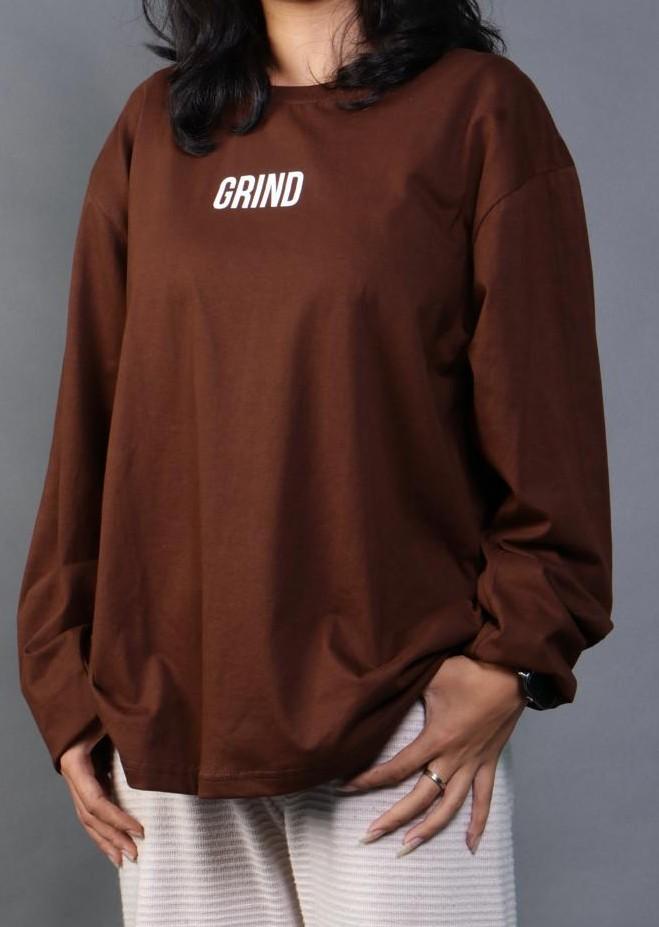 GRIND VOL-1 LONG SLEEVES (BROWN)